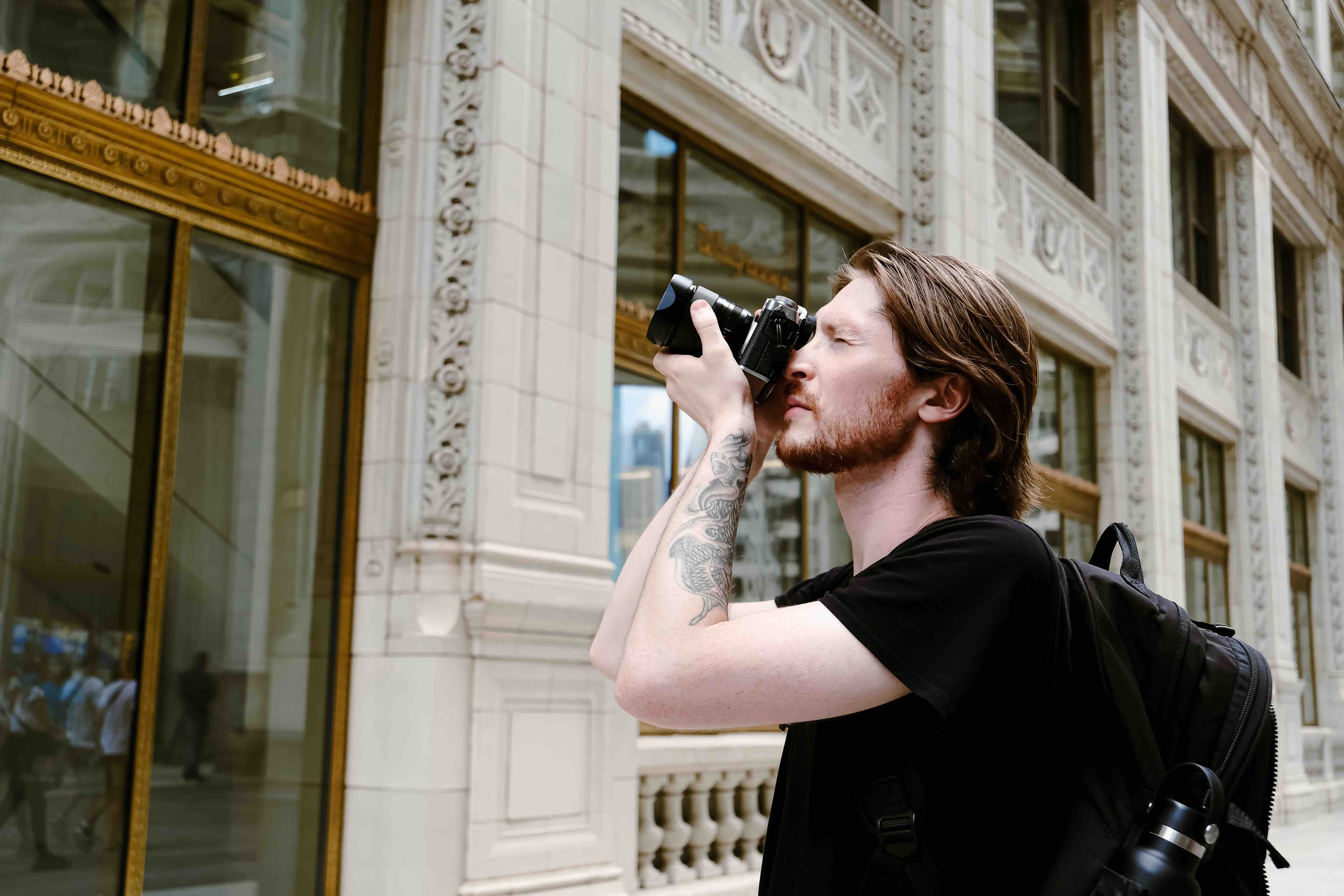 A local photographer documenting a community